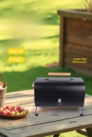Barbecue portable pliable en métal pour extérieur, idéal pour la plage, la friture et la cuisson – Vente en gros disponible
