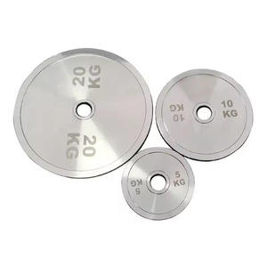 Premium Electroplated Steel Bumper Plates 1.25-25kg High Quality Anti-Slip Durable <b>Weight</b> Plate <b>Set</b> Commercial Gym Unisex <b>Weight</b> - Product Image 3