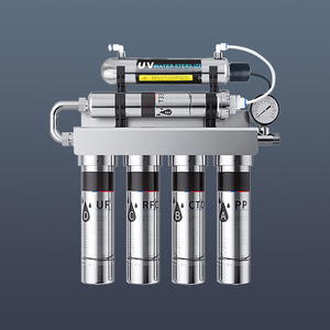 Eiree meilleur prix cuisine filtres à <span class=keywords><strong>eau</strong></span> <span class=keywords><strong>potable</strong></span> purificateur <span class=keywords><strong>filtre</strong></span> à <span class=keywords><strong>eau</strong></span> en acier inoxydable 6 étapes UF purificateur <span class=keywords><strong>d</strong></span>'<span class=keywords><strong>eau</strong></span> avec lumière uv - Product Image 1