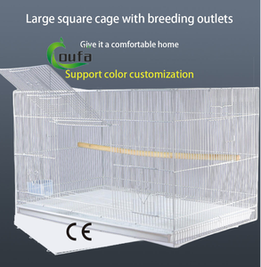 Cage à oiseaux en acier inoxydable, très vendue, pour perroquets, canaris, volière, grande cage d'élevage avec porte latérale - Product Image 3