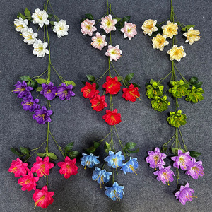 Fleurs artificielles de mariage en soie, lotus réalistes, décorations pour allée de mariage, pour salle de mariage - Product Image 2