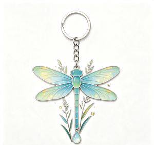 Dragonfly Metal <b>Key</b> Chain Enamel Wing <b>Key</b> <b>Ring</b> Zinc Alloy Insect Charm Souvenir Gift for <b>Bag</b> and Car <b>Keys</b> - Product Image 3
