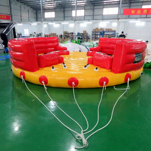 Tubo Inflable Remolcable para 8 Personas, Diseño OVNI, para Esquí Acuático Comercial en Parques Acuáticos y Playas - Product Image 1