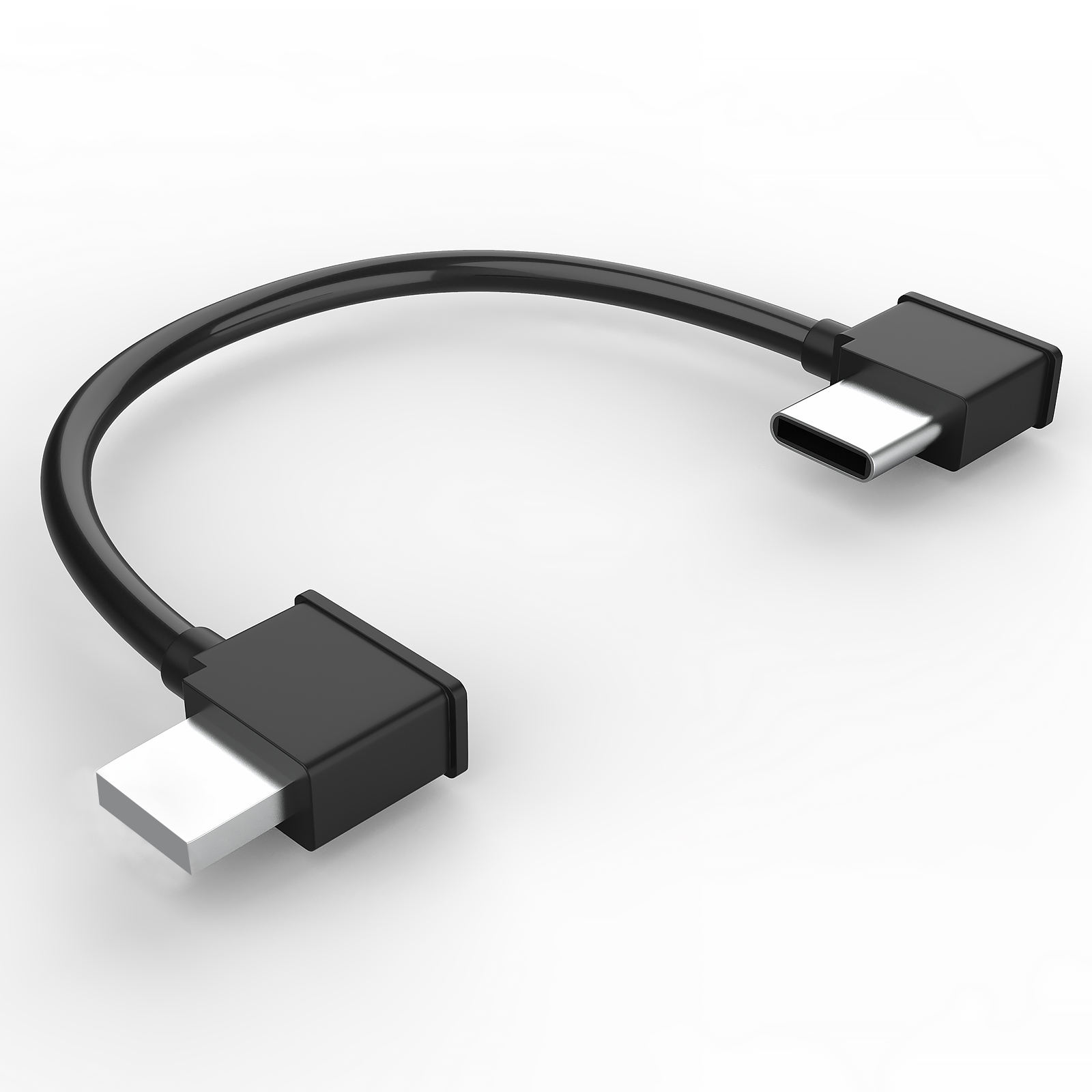 สีดำ (USB-C เป็น iOS)