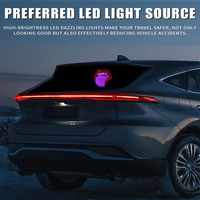Nouvelle enseigne lumineuse LED RGB multifonctionnelle personnalisée pour voiture, de haute qualité, conforme aux normes FCC, RoHS et CE, avec effet de lèvres et de langue