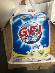 Venta caliente de Gambia <span class=keywords><strong>GFJ</strong></span> AKG detergente en polvo de KJ detergente 100G 1kg 5kg 10kg detergente en polvo - Product Image 3