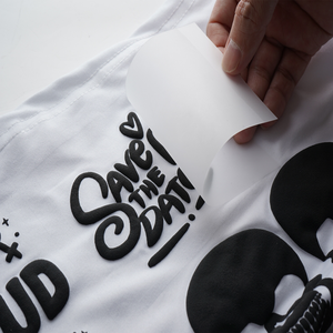 Offre Spéciale personnalisé 3d t-shirt bouffée impression vinyle impression par transfert de chaleur rouleaux de vinyle logo 3d - Product Image 6