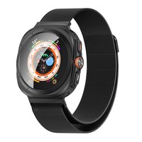 Bracelet de montre Milanese compatible avec Samsung Galaxy Watch Ultra 7, avec boucle magnétique pliable en acier inoxydable