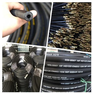 Best <strong>Quality</strong> Synthetic <strong>Rubber</strong> <strong>High</strong>-pressure EN 853 1SN Steel Wire <strong>Spiraled</strong> <strong>Rubber</strong> <strong>Hose</strong> <strong>High</strong> Pressure Hydraulic Oil <strong>Hose</strong> Pipe R1 - Product Image 5