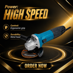 Furadeira Elétrica Profissional com Disco de Moagem e Interruptor Sem Escovas, Ferramenta Elétrica com Cabo 220V - Product Image 5