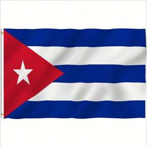 Banderas Nacionales Personalizadas por Sublimación, Venta Caliente, Directo de Fábrica, Banderas de Azerbaiyán, Banderas de <span class=keywords><strong>Cuba</strong></span> - Product Image 2