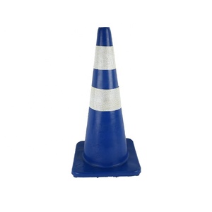 Seguridad PVC 18 "Productos de advertencia de tráfico verde Naranja 36 pulgadas 900Mm PE Cono de tráfico - Product Image 4