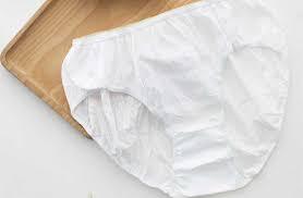 Sous-vêtements jetables femmes blanc rose ODM OEM Sous-vêtements jetables portables en coton de voyage grande taille - Product Image 6