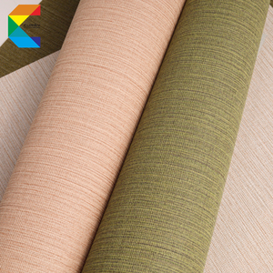 <span class=keywords><strong>Papier</strong></span> <span class=keywords><strong>peint</strong></span> de couleur unie à texture tissée écologique et ignifuge moderne de qualité supérieure pour hôtels, maisons et bureaux - Product Image 3