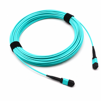 Câble de raccordement MPO MTP 12 fibres OM4 multimode, câble tronc pré-terminé pour centre de données, câblage haute densité 10G 40G 100G