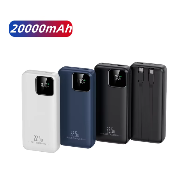 Good Quality 20000mah Fast Charging Power Banks Portable Charger High Capacity Power Bank 20000 Mah for Mobile Phones