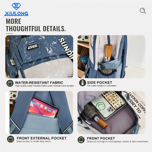 Mochila Escolar de Gran Capacidad, Resistente al Agua, Reflectante, Segura y Funcional para Uso Diario, para Adolescentes, Venta al Por Mayor - Product Image 6