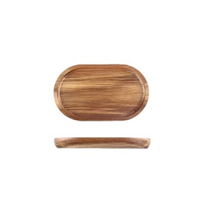 Japanese Style Wooden <b>Tray</b> Minimalist Tableware Set For Tea Dessert Breakfast Single Use Solid Color Gift - Product Image 5