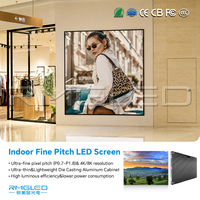 Écran d'affichage Micro LED P1.25 P1.5 P1.875 Ultra HD 4K, conception sans pixel mort, écran fixe couleur pleine pour salle de conférence