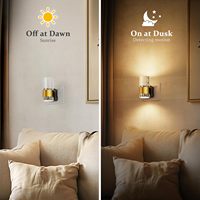 Lampe de chevet LED moderne LOHAS Nite Lites à luminosité réglable 0-100LM pour la décoration de chambre à coucher