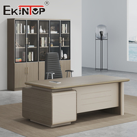 Bureaux de direction modernes Ekintop pour ordinateur, en bois, pour cadres, ensemble de luxe avec chaises et table, mobilier de bureau