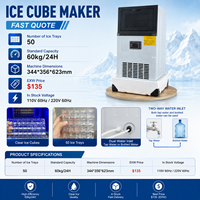 Machine à glaçons en cubes BLG pour usage commercial, nettoyage en un clic, pour bars de luxe à domicile, offre directe d'usine, fixez-vous des prix bas dès maintenant