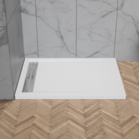 Receveur de douche en acrylique moderne personnalisable, anti-accumulation, durable, antidérapant, avec garantie de 2 ans pour cabines de douche de salle de bain