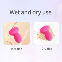 Vente d'usine logo personnalisé éponge de maquillage de beauté éponge de maquillage douce de haute qualité sans latex