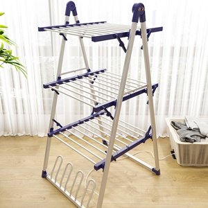 Sèche-linge électrique pliable en aluminium, <span class=keywords><strong>cintre</strong></span> pour vêtements, nouveauté - Product Image 3