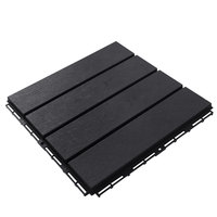 Dalles de terrasse modulaires à emboîtement de 20 mm d'épaisseur à prix réduit avec surface rainurée