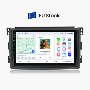 วิทยุติดรถยนต์ Junsun ขนาด 9 นิ้ว รองรับ Carplay และ Android สำหรับรถยนต์ Smart Fortwo ปี 2005-2010 เครื่องเล่น DVD ในรถยนต์ หน้าจอ 2K QLED ความละเอียด 2000*1200P 7870 2.7GHz รองรับ 5G/4G LTE - Product Image 1