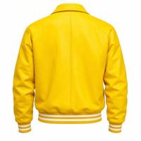 Blouson Bomber Personnalisé en Peau de Mouton Lourde 320g avec Logo Brodé sur le Devant, Manches Raglan et Bordures Côtelées, Coupe Oversize Style Urbain