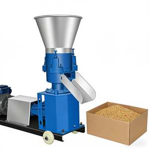 Machine à granulés d'aliments pour animaux (poulets et bovins) à haute productivité, 100 kg/h, moteur électrique en fonte, granulateur d'aliments - Product Image 3