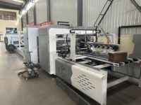 Machine automatique de fabrication de boîtes en carton, plieuse-colleuse, machine de pliage et de collage de cartons