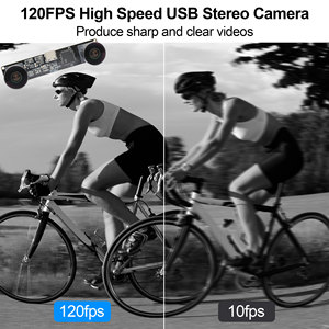 กล้อง <span class=keywords><strong>USB</strong></span> แบบโมโนโครมเลนส์คู่ ความเร็วสูง 2560*800 Mjpeg 120fps มุมกว้าง พร้อมระบบมองเห็นระยะไกล - Product Image 5