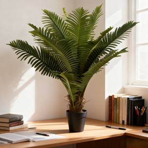 Palmera Artificial de Plástico de Alta Calidad al por Mayor de Fábrica, Bonsái Pequeño de 90 cm <span class=keywords><strong>para</strong></span> Decoración Interior y <span class=keywords><strong>Exterior</strong></span> - Product Image 2