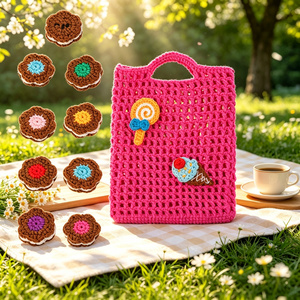 Kit de crochet DIY fait main personnalisé pour poupées en <span class=keywords><strong>pelote</strong></span> de <span class=keywords><strong>laine</strong></span>, pack de matériel de crochet, ensemble de tricot en <span class=keywords><strong>laine</strong></span> - Product Image 4