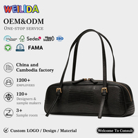 Sac à bandoulière portable pour femme avec boucle réglable, motif personnalisé, OEM ODM