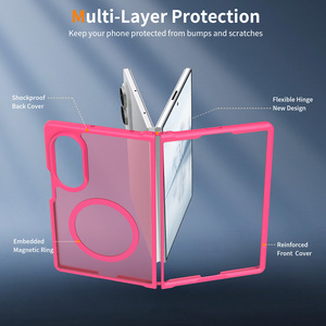 เคสกันกระแทกแบบเต็มตัวสำหรับ iPhone 18 Fold รุ่นใหม่ ดีไซน์แม่เหล็ก วัสดุ TPU+PC มีทุกสี รองรับการปรับแต่งโลโก้ - Product Image 5