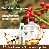 Huile Essentielle de Gaultheria Fragrantissima du Népal de Qualité Thérapeutique, Biologique, pour le Soulagement des Douleurs Musculaires et les Massages Sportifs
