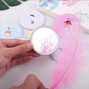 Miễn Phí Mẫu 7Cm Nhỏ Khuyến Mại Mỹ Phẩm Du Lịch Gương Cá Nhân Dễ Thương Mini Trẻ Em Số Lượng Lớn Túi Gương Huy Hiệu Tùy Chỉnh Cho Cô Gái - Product Image 5