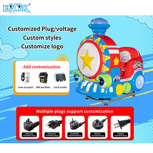 Nuevo videojuego Little Train Kiddie Rides Machine Screen Durable Fiberglass Coin Operated para la venta - Product Image 2