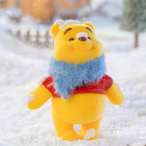 Scatola Misteriosa Ufficiale Disney <span class=keywords><strong>Winnie</strong></span> <span class=keywords><strong>the</strong></span> <span class=keywords><strong>Pooh</strong></span> <span class=keywords><strong>Serie</strong></span> Happy Times, Statuetta Floccata Kawaii Orsetto <span class=keywords><strong>Pooh</strong></span>, Bambola Scenica da Collezione, Regalo - Product Image 3