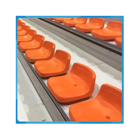 Chaises de stade en plastique HDPE siège de gradin de stade pour salle de sport