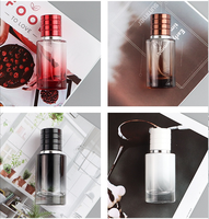 Flacon en verre avec couvercle, pulvérisateur de parfum rechargeable, produit de luxe, vente en gros, ml