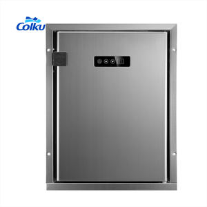 Colku DC-50 Acier Inoxydable Mini Rv Marine Intégré Réfrigérateur <span class=keywords><strong>12</strong></span> Volts Double Zone Réfrigérateur 50L Congélateur pour Bateaux - Product Image 2