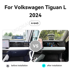 <span class=keywords><strong>Android</strong></span> Car đài phát thanh GPS NAVI cho Volkswagen Tiguan L 2024 2025 hành khách co-pilot TV giải trí 12.3 "màn hình không dây Carplay - Product Image 2