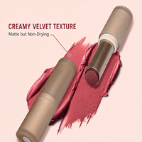 Gloss à lèvres velours Fab Mist intégré, teinte double usage lèvres et joues, pour distribution mondiale à niveaux et exportation mondiale