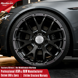 Ruedas de Aleación Forjadas RAYS 2X7FA Edición Negra Transparente, Rin de 15-22 Pulgadas, 5x112 5x120 para BMW M2 F87 M3 G80 Audi RS3 <span class=keywords><strong>S3</strong></span> <span class=keywords><strong>Mercedes</strong></span> <span class=keywords><strong>AMG</strong></span> <span class=keywords><strong>GT</strong></span> - Product Image 1