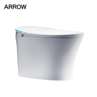 WC intelligent avec télécommande, toilette intelligente à chasse automatique, toilette monobloc électrique, capteur automatique ARROW